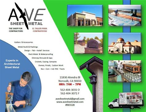 ave sheet metal|Sheet Metal Fabrication Los Angeles .